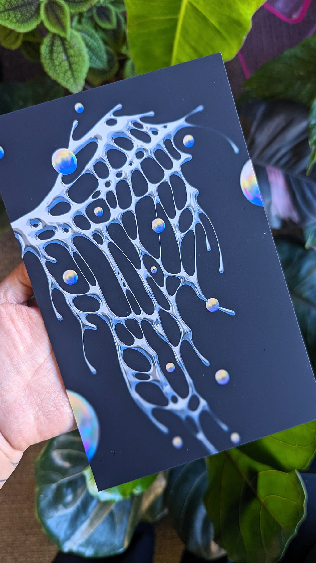 Cyber Faerie Note Card & Art Print